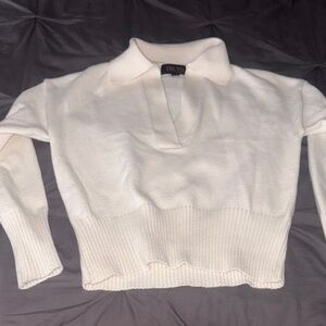 Truth Women's Cream V-Neck Sweater